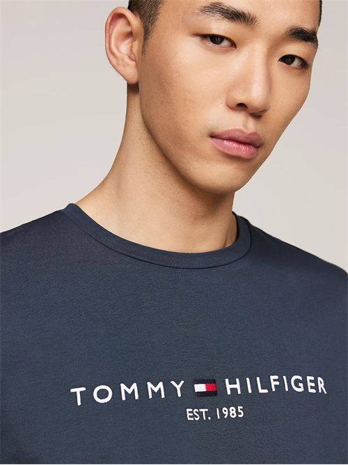 t-shirt man blue TOMMY HILFIGER | MW0MW11797POM